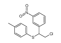 1-[2-chloro-1-(4-methylphenyl)sulfanylethyl]-3-nitrobenzene Structure