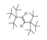 (E)-1,2-Bis(tri-tert-butylsilyl)-1,2-dichlorethen Structure