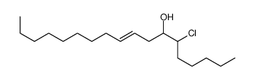 6-chlorooctadec-9-en-7-ol Structure