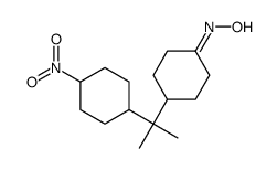 N-[4-[2-(4-nitrocyclohexyl)propan-2-yl]cyclohexylidene]hydroxylamine结构式