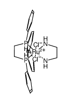 [(ethylenediamine)[1,2-bis(diphenylphosphino)ethane]RuCl2]结构式