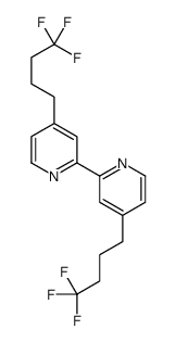 4-(4,4,4-trifluorobutyl)-2-[4-(4,4,4-trifluorobutyl)pyridin-2-yl]pyridine结构式
