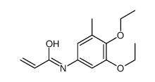 N-(3,4-diethoxy-5-methylphenyl)prop-2-enamide结构式