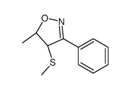 (4R,5S)-5-methyl-4-methylsulfanyl-3-phenyl-4,5-dihydro-1,2-oxazole Structure