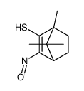 4,7,7-trimethyl-2-nitrosobicyclo[2.2.1]hept-2-ene-3-thiol结构式