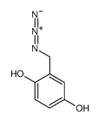 2-(azidomethyl)benzene-1,4-diol结构式