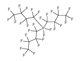 difluoro-tris(1,1,2,2,3,3,4,4,4-nonafluorobutyl)-λ5-phosphane Structure