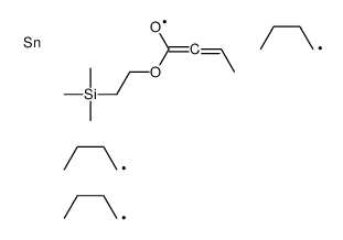 2-trimethylsilylethyl 2-tributylstannylbut-2-enoate结构式