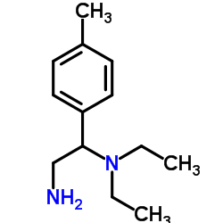 N-[2-amino-1-(4-methylphenyl)ethyl]-N,N-diethylamine Structure