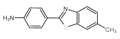 4-(6-Methyl-2-benzothiazolyl)benzeneamine Structure