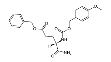 Z(OMe)-Glu(OBzl)-NH2结构式