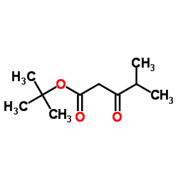 2-Methyl-2-propanyl 4-methyl-3-oxopentanoate structure