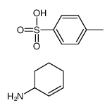 cyclohex-2-en-1-amine,4-methylbenzenesulfonic acid Structure