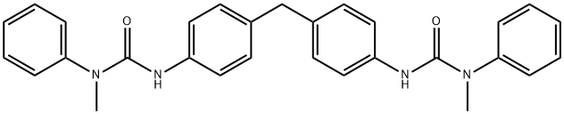 4,4'-bis(3-methyl-3-phenylureido)diphenylmethane Structure