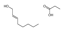 oct-2-en-1-ol,propanoic acid Structure