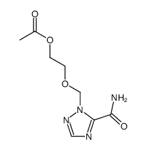 2-((5-carbamoyl-1H-1,2,4-triazol-1-yl)methoxy)ethyl acetate Structure