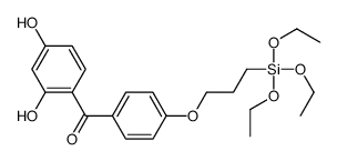 (2,4-dihydroxyphenyl)-[4-(3-triethoxysilylpropoxy)phenyl]methanone结构式