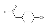 4-hydroxycyclohexylacetic acid structure