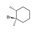 1r.-Brom-1,2-trans-dimethylcyclohexan Structure