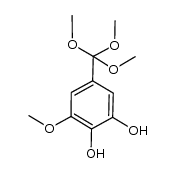 3-methoxy-5-(trimethoxymethyl)benzene-1,2-diol Structure