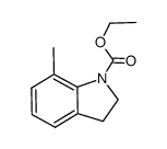 ethyl 7-methylindoline-1-carboxylate Structure