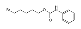 5-bromopentyl phenylcarbamate结构式