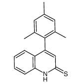 4-(2,4,6-trimethylphenyl)-2(1H)-quinolinethione Structure