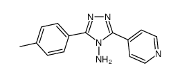 3-(pyridin-4-yl)-5-(p-tolyl)-4-amino-4H-1,2,4-triazole Structure