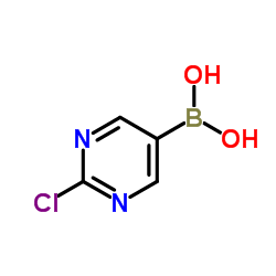 2-Chloro-5-pyrimidineboronic acid structure