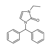 1-benzhydryl-3-ethylimidazol-2-one Structure