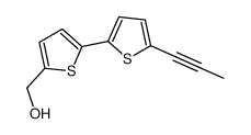 [5-(5-prop-1-ynylthiophen-2-yl)thiophen-2-yl]methanol结构式