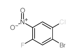 1-溴-2-氯-5-氟-4-硝基苯结构式