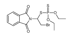 2-(2-bromo-1-diethoxyphosphinothioylsulfanylethyl)isoindole-1,3-dione Structure