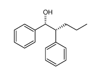 (1R,2R)-1,2-diphenylpentan-1-ol结构式