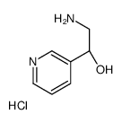 (R)-2-Amino-1-(pyridin-3-yl)ethanol hydrochloride Structure