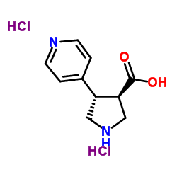 (+/-)-TRANS-4-(4-PYRIDINYL)PYRROLIDINE-3-CARBOXYLIC ACID DIHYDROCHLORIDE图片