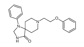 8-(2-phenoxyethyl)-1,3,8-triazaspiro[4.5]decan-4-one Structure