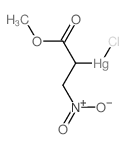 chloro-(1-methoxy-3-nitro-1-oxopropan-2-yl)mercury结构式