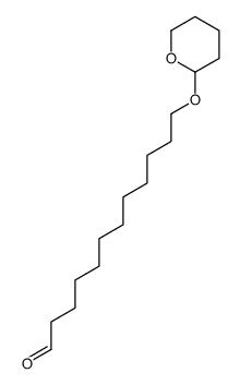 12-(oxan-2-yloxy)dodecanal structure