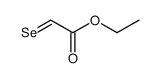Selenoxo-acetic acid ethyl ester Structure