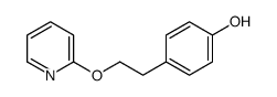 4-(2-pyridin-2-yloxyethyl)phenol结构式