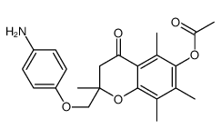 2-(4-AMINOPHENOXYMETHYL)-2,5,7,8-TETRAMETHYL-4-OXOCHROMAN-6-YL ACETATE picture