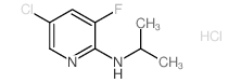 5-氯-3-氟-2-(N-异丙基氨基)吡啶盐酸盐图片