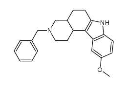 10-methoxy-1,2,3,4,4a,5,6,11c-octahydro-7H-pyrido[3,4-c]carbazole结构式