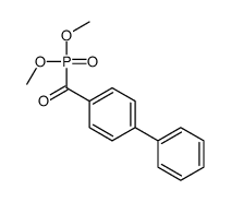 dimethoxyphosphoryl-(4-phenylphenyl)methanone Structure