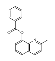 benzoic acid 2-methylquinolin-8-yl ester Structure