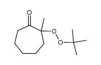 2-(tert-butylperoxy)-2-methylcycloheptanone Structure