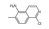 5-amino-1-chloro-6-methylisoquinoline Structure