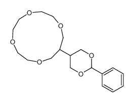 12-(2-phenyl-1,3-dioxan-5-yl)-1,4,7,10-tetraoxacyclotridecane结构式