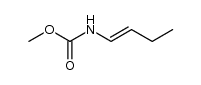 but-1-enyl-carbamic acid methyl ester Structure